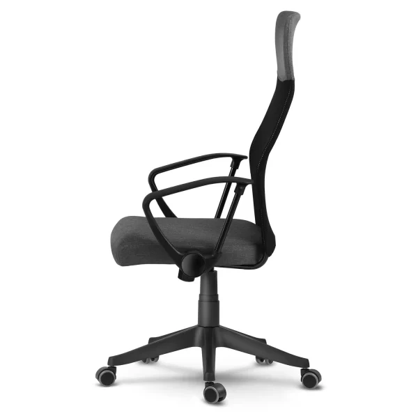 Офісне крісло з мікросітки  Sofatel Sydney micro mesh темно-сіре - Зображення 4