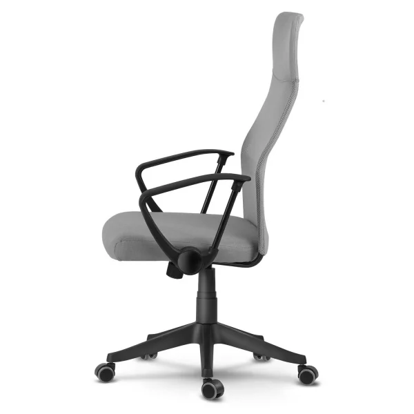 Sofatel Sydney Світло-Сіре — Крісло з Мікросітки для Мінімалістичного Робочого Настрою - Зображення 5