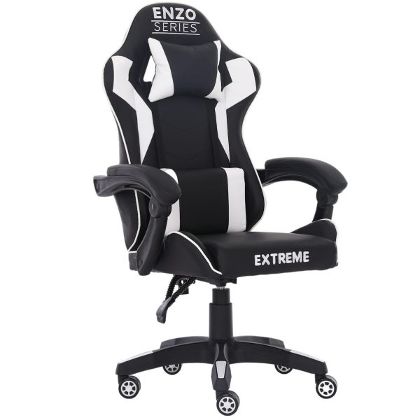 Ігрове крісло  Gamer Extreme ENZO White Максимальний комфорт для справжніх геймерів - Зображення 4