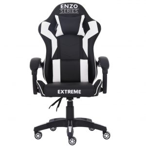 Геймерське Крісло Gamer Extreme ENZO White Преміум-Комфорт для Тривалої Гри