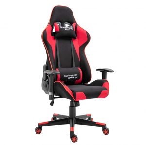 Геймерське Крісло EXTREME PlayMaker Чорно-Червоне з Агресивним Стилем та Потужною Підтримкою