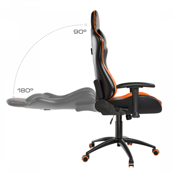 Ігрове Крісло Draco CRF193 Orange Яскраве для Динамічних Ігор - Зображення 3