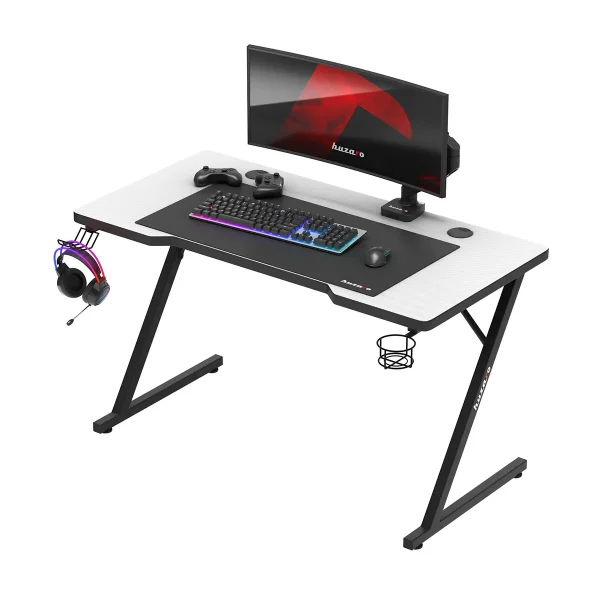 Ігровий стіл Huzaro Hero 2.5 Gaming Table White - Зображення 6