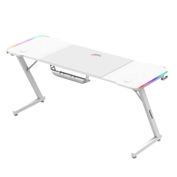 Ігровий стіл Huzaro Hero 4.8 White RGB - Зображення 3