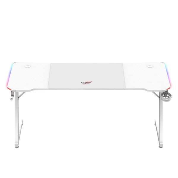 Ігровий стіл Huzaro Hero 4.8 White RGB - Зображення 5