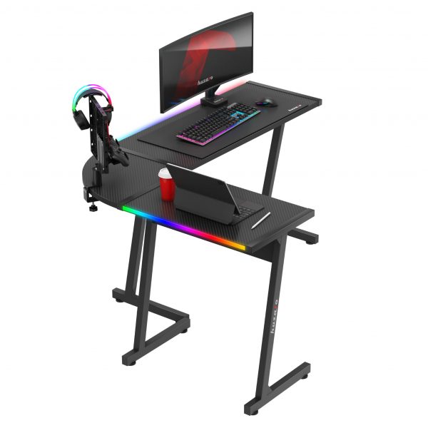 Ігровий стіл HUZARO HERO 6.0 Black RGB - Зображення 3