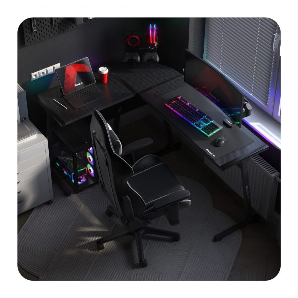 Ігровий стіл HUZARO HERO 6.0 Black RGB - Зображення 6