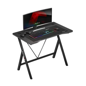 Стильний Ігровий Стіл Huzaro Hero 1.4 Чорний для Комфортної Гри та Роботи