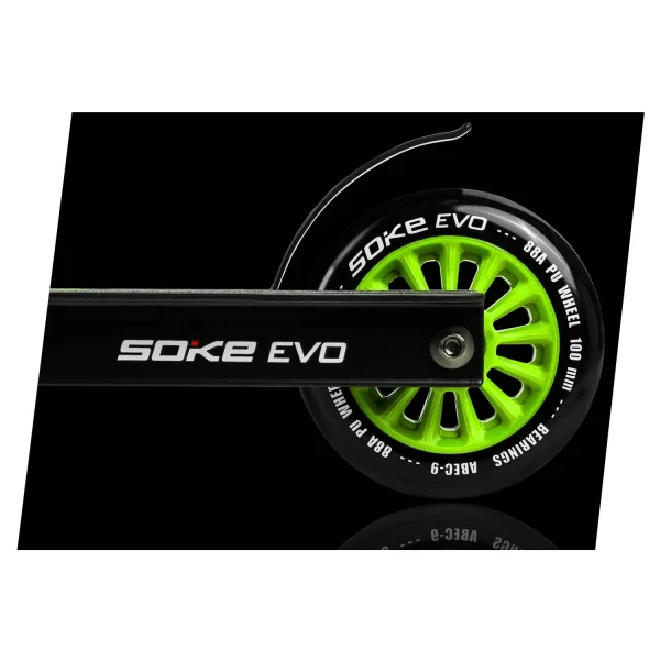 Трюковий Самокат SOKE EVO Зеленого Кольору — Міцність і Стиль для Активного Катання - Зображення 6