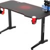 ULTRADESK FRAG Red + Підкладка — Яскравий Червоний Ігровий Стіл для Енергійних Геймерів