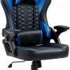 KRAKEN Feyton Black and Blue Ігрове Крісло з Елегантним Поєднанням Кольорів та Комфортною Формою
