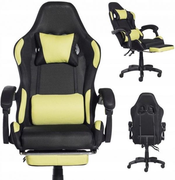 Геймерське Ігрове крісло Pegie Prestige GC5-05 black-green