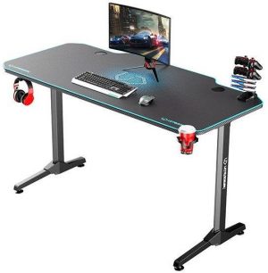 ULTRADESK FRAG Blue 140×66 см + Підкладка — Свіжий Синій Дизайн для Комфортної Гри