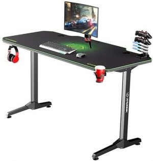 ULTRADESK FRAG Green 140×60 см + Підкладка — Зелений Акцент для Стильної Гейм-зони