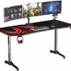 Ігровий Стіл ULTRADESK FRAG XXL Red 160×75 см — Агресивний Дизайн та Максимальна Площа