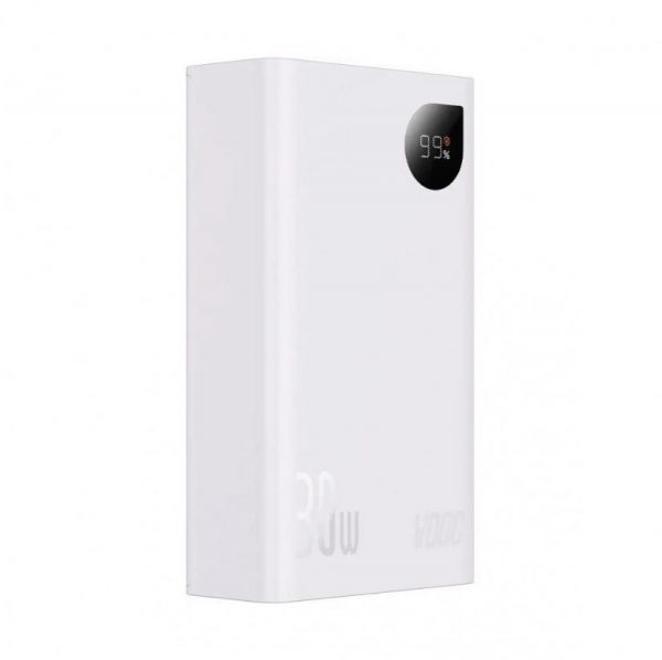 Батарея Універсальна Baseus Adaman 2 20000 mAh 30W White PPAD050002 - Потужний Джерело Енергії - Зображення 2