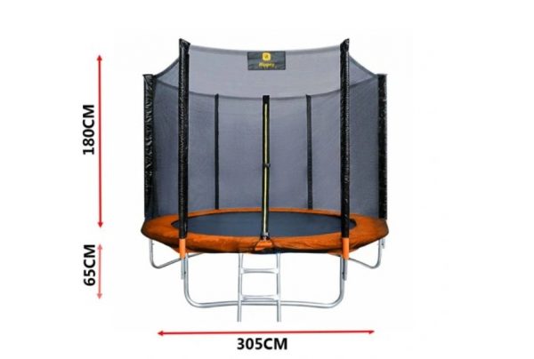 Батут RIPPEY 10FT 312 см з Драбинкою і Захисною Сіткою - Розваги для Дітей і Сім'ї - Зображення 2
