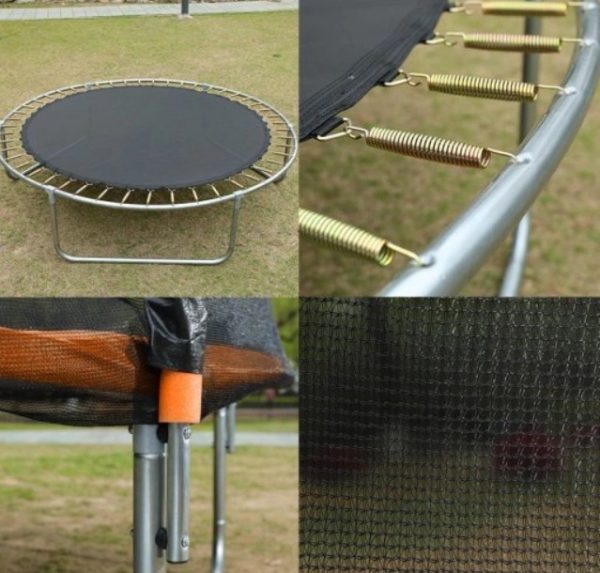 Батут RIPPEY 10FT 312 см з Драбинкою і Захисною Сіткою - Розваги для Дітей і Сім'ї - Зображення 5