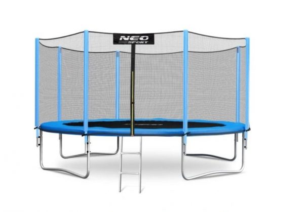 Батут із зовнішньою сіткою + драбина Neo-Sport 312 см - Зображення 2