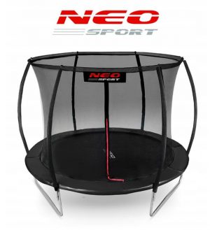 Батут з внутрішньою сіткою + драбина Neo-Sport Premium 252 см (NS-08C231)