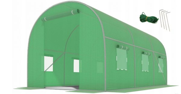 Садова Теплиця Funfit 4 x 2,5 x 200 см (10м²) - Просторе Місце для Растень - Зображення 2