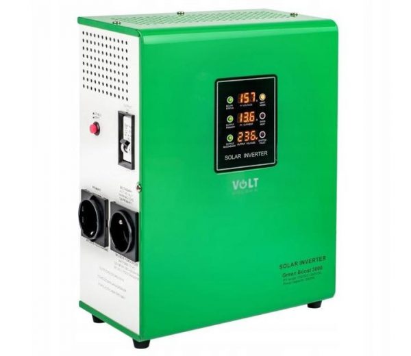 Сонячний Інвертор Volt Polska Green Boost MPPT-3000 Енергоефективний 120-350VDC - Зображення 2