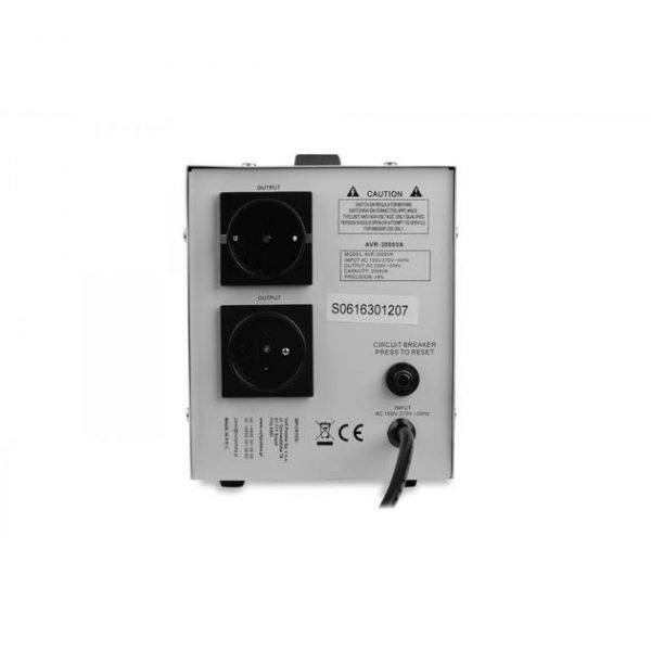 Стабілізатор Напруги Volt Polska AVR 2000VA (8–11%) — Захист Ваших Пристроїв від Перепадів Електроенергії - Зображення 4