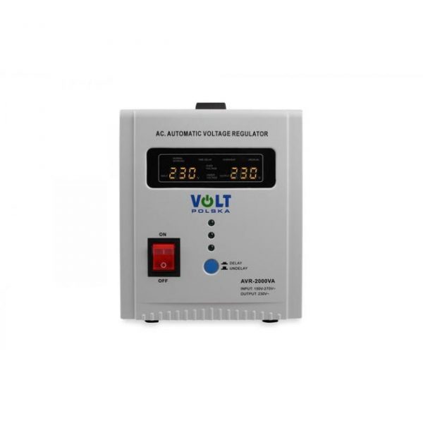 Стабілізатор Напруги Volt Polska AVR 2000VA (8–11%) — Захист Ваших Пристроїв від Перепадів Електроенергії - Зображення 2