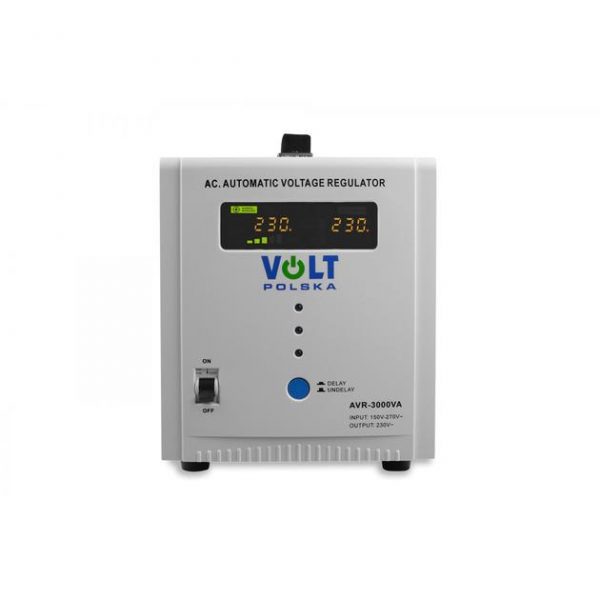Стабілізатор Напруги Volt Polska AVR 3000VA (8–11%) — Стабільна Робота Вашого Електрообладнання - Зображення 2