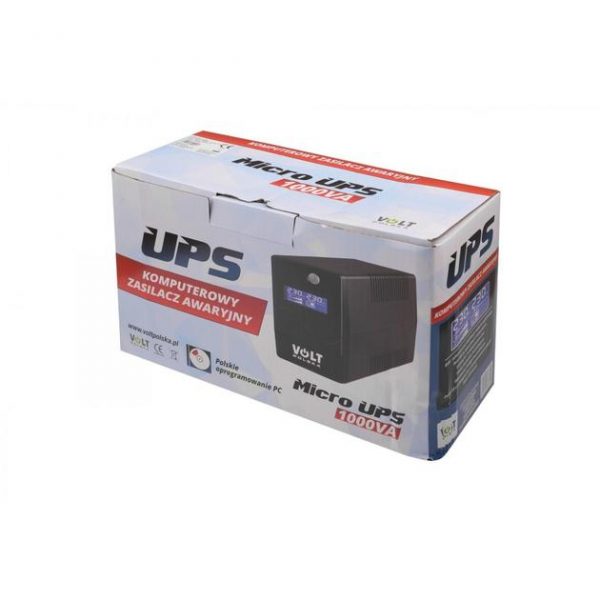 ДБЖ MicroUPS Volt Polska 1000VA/600W 9Ah для Надійного Живлення Електроніки - Зображення 6
