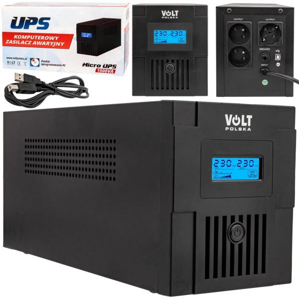 Джерело Безперебійного Живлення VP MicroUPS 1500VA/900W 2*9Ah - Надійний Захист для Електроніки - Зображення 6
