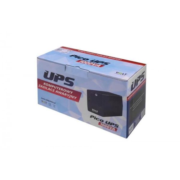 ДБЖ Volt Polska PicoUPS 1000VA/600W 9Ah для Компактного Захисту Електроніки - Зображення 4