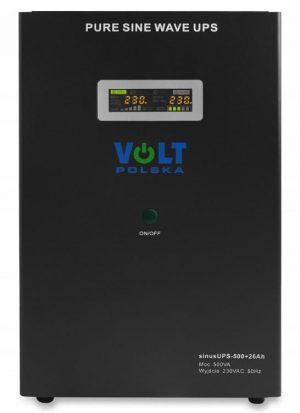 ДБЖ Sinus UPS 500 300/500W з АКБ 26Ah для Надійного Живлення Техніки
