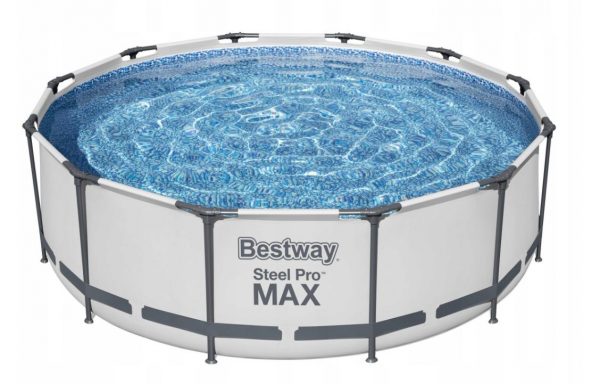 Міцний і зручний Каркасний Басейн для розваг BESTWAY 56418 Steel PRO-MAX 366x100 см - Зображення 2