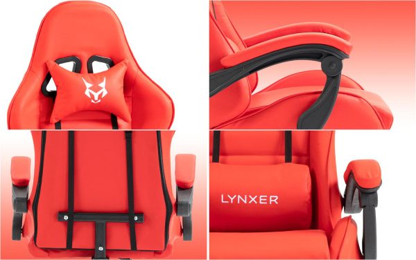 Стильне Геймерське Офісне Крісло Lynxer Gamer Studio для Роботи та Ігор - Зображення 7