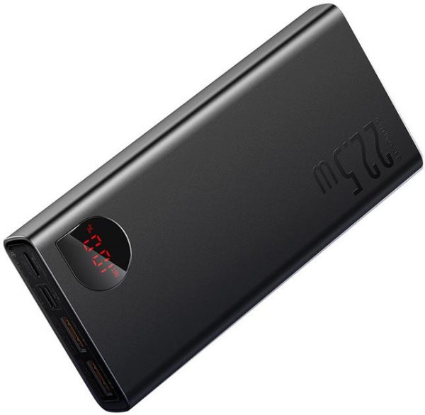 УМБ Baseus Adaman Metal Digital Display 20000mAh 22.5W 2021 Edition - Мобільна Енергія з Цифровим Дисплеєм - Зображення 3