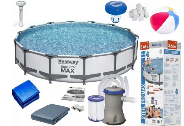 Каркасний Басейн BESTWAY 56416 PRO-MAX 366x76 см