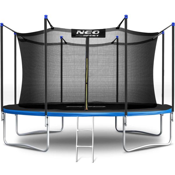 Батут з Внутрішньою Сіткою та Драбиною Neo-Sport 12FT 374 см - Безпечні Розваги для Всієї Родини