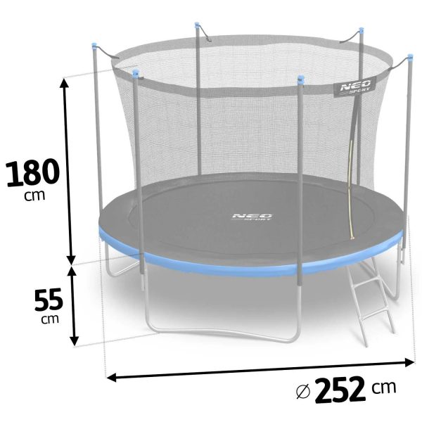 Батут Neo-Sport 8 FT 252 см - Зображення 6