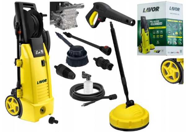 Мийка Високого Тиску Lavor Ninja Extra 145 1900W 145 Бар — Професійна Потужність для Щоденних Завдань