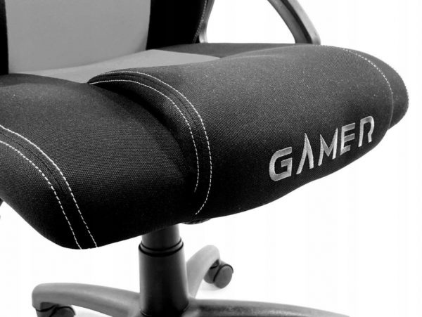 Геймерське Ігрове крісло Lugano CARRERA GREY FABRIC - Зображення 7