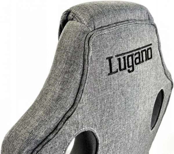 Преміум Геймерське Крісло Lugano CARRERA STONE FABRIC з Дихаючою Тканинною Оббивкою - Зображення 8