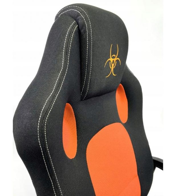 Геймерське Ігрове крісло Lugano CARRERA M ORANGE FABRIC - Зображення 8