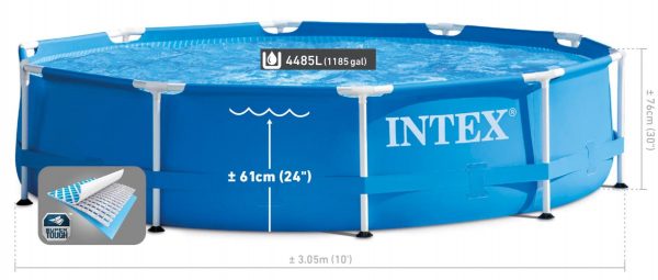 Каркасний Басейн з насосом Intex 28202 305x76 см комплект 8 в 1 - Зображення 2