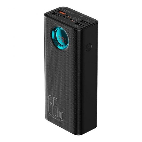 Повербанк Baseus 30000 mAh 65W з Цифровим Дисплеєм + Кабель USB–Type-C — Швидка Зарядка та Висока Потужність - Зображення 3