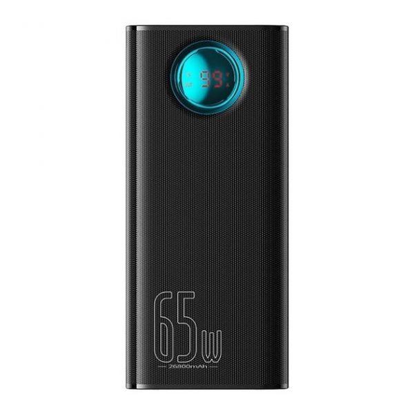 Повербанк Baseus 30000 mAh 65W з Цифровим Дисплеєм + Кабель USB–Type-C — Швидка Зарядка та Висока Потужність