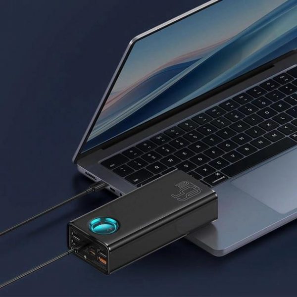 Повербанк Baseus 30000 mAh 65W з Цифровим Дисплеєм + Кабель USB–Type-C — Швидка Зарядка та Висока Потужність - Зображення 8