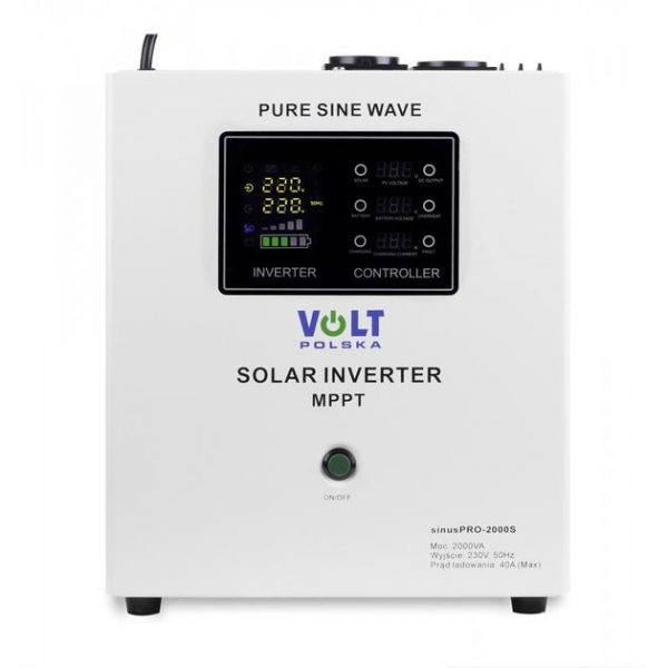 Джерело Живлення VP SINUS PRO 2000 S 24/230V (1400/2000W) + 40A MPPT - Надійне Енергозабезпечення