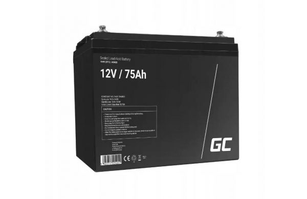 Акумулятор Green Cell AGM VRLA 12V 75Ah - Надійне Живлення