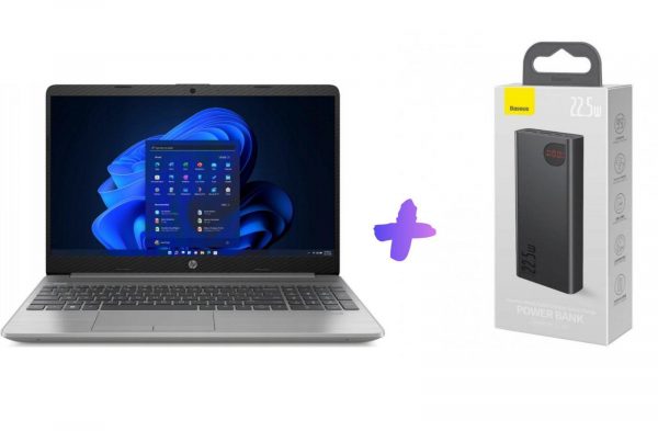 Стильний Ноутбук HP 255 G9 15.6" IPS Ryzen 5-5625U 16GB 512GB SSD Win11 із Power Bank